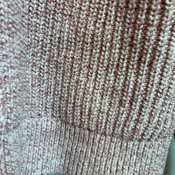 Banana Republic Cream and Rose Marled Knit Sweater M - Picture 6 of 7